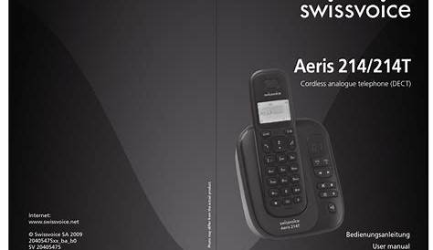 swissvoice epure 2 user manual