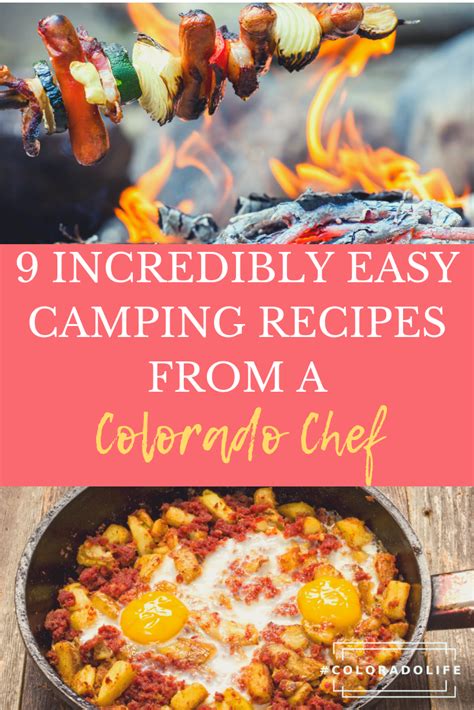 Chef Inspired Recipes For Your Next Camping Trip Easy Camping Meals Recipes Camping Food