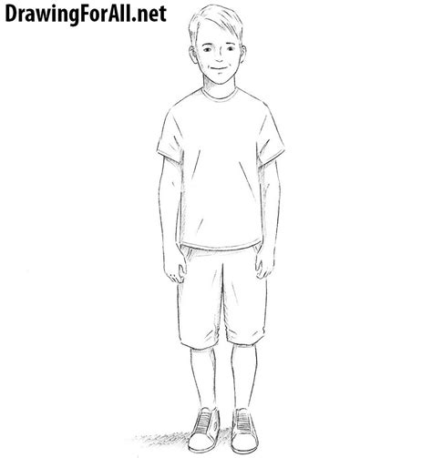 How To Draw A Boy Drawings Drawing Tutorial Boy Sketch