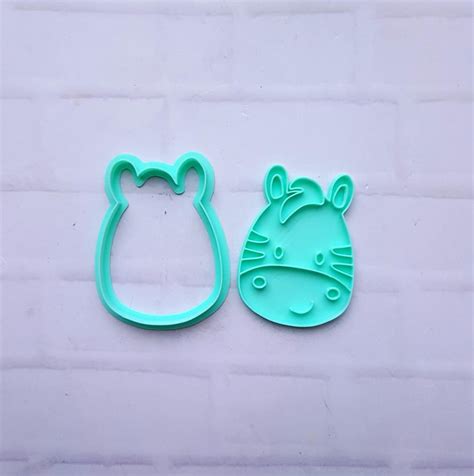 STL file ZEBRA FACE - COOKIE CUTTER - JUNGLE ANIMALS・3D print model to
