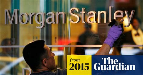 Morgan Stanley Profits Fall 42 Business The Guardian