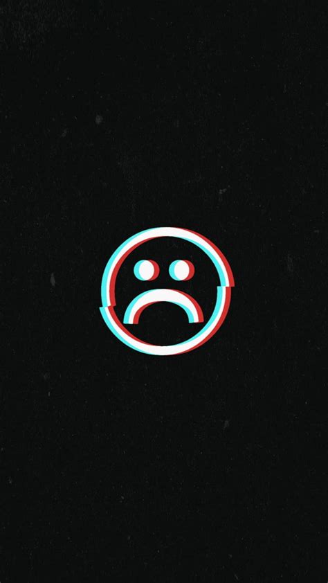 1366x768px 720p Free Download Sad Face Background Black Screen