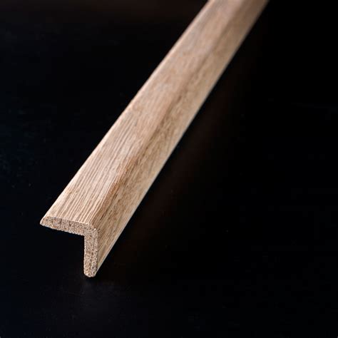 Solid Oak Angle Bead Wood Trims Tile And Wood Flooring