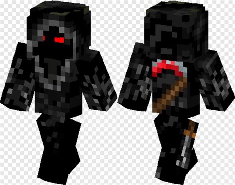 Grim Reaper Herobrine Zombie Minecraft Skin Hd Png Download