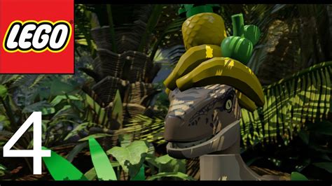 Lego Jurassic World Walkthrough Gameplay Hd Part 4 Hungry Raptors Xbox One Youtube