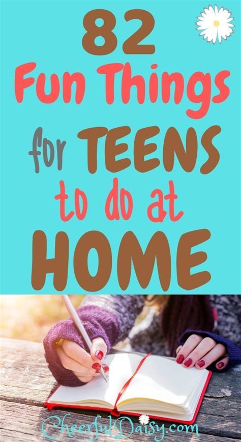 There are many entertaining things tween girls can do as a group. 82 Fun Things for Teens to do at Home | Business for kids ...