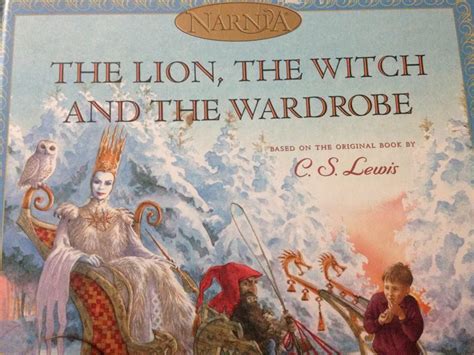 Narnia The Lion The Witch And The Wardrobe Illustrated Book Cover Of