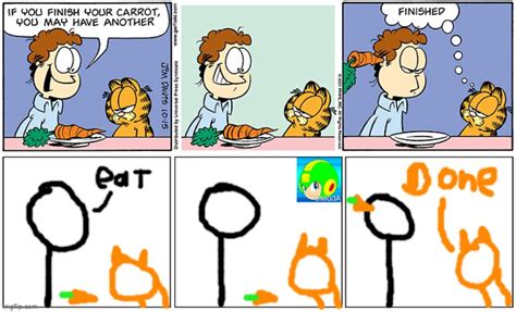 Day 1 Of Making Blursed Garfield Comics Imgflip