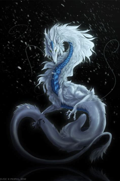 White And Blue Dragon Dragon Artwork Dragon Pictures Fantasy Dragon