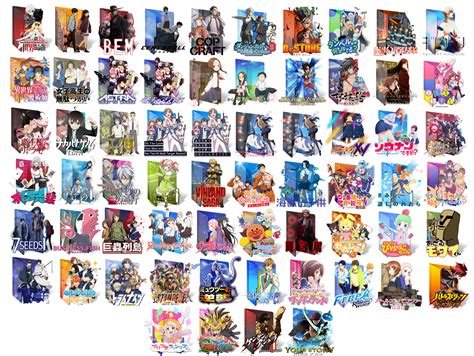 Anime Summer 2019 Folder Icon Pack By Edgina36 On Deviantart