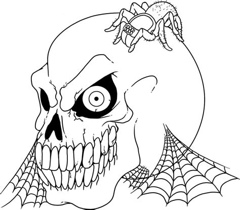 If they like, then you can give them more printable pages with various patterns. Free Printable Skull Coloring Pages For Kids