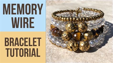 Memory Wire Bracelet Tutorial How To Get Your Patterns Lined Up Youtube