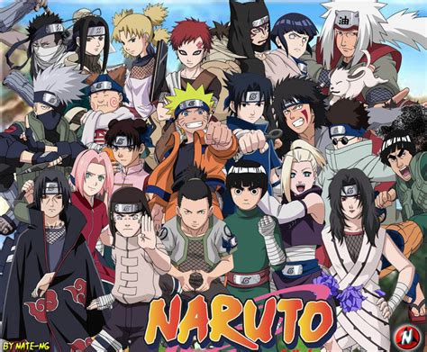 Image Naruto Characters By Nate Ng Mmotaku Wikia Fandom