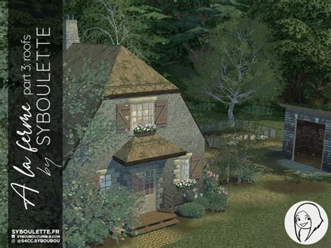 A La Ferme Roof Cc Sims 4 Syboulette Custom Content For The Sims 4