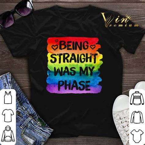 Lgbt Being Straight Was My Phase Shirt Sweater Hoodie Sweater
