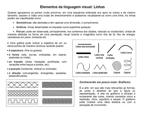 Exercicios Sobre Elementos Da Linguagem Visual EDUCA