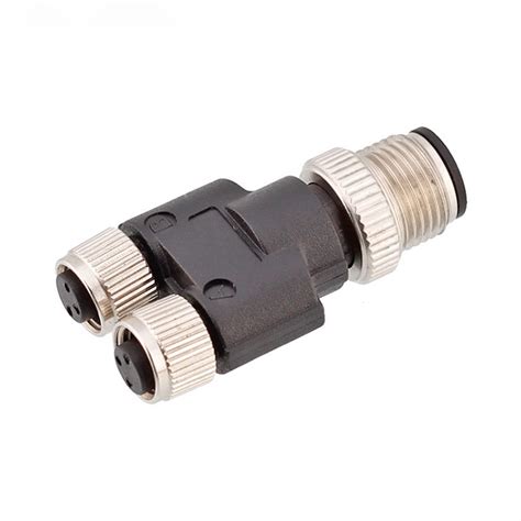 M12 To M8 Y Type Splitter 3 Pin Connector China Supplierm12 To M8 Y