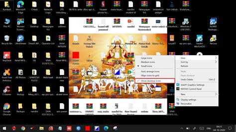 How To Show Hide Or Resize Desktop Icons In Windows 10 Gear Up