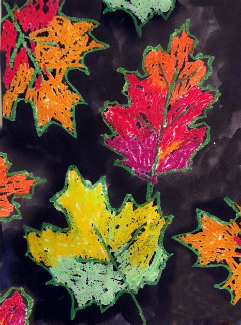 Colorful Leaves And A Black Background Will Make A Lovely Fall Leaf