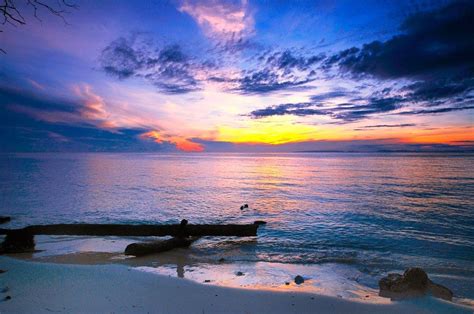 Gambar Sunset Di Pantai Pulp
