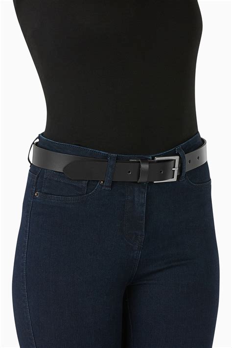 Buy Black Leather Jeans Belt From The Next Uk Online Shop