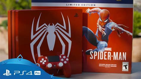 Marvels Spider Man Limited Edition Ps4 Pro Unboxing Youtube