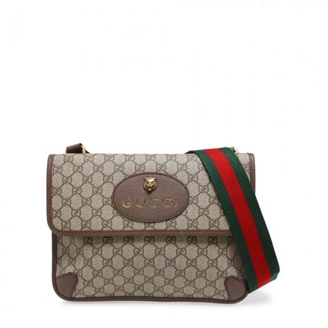 Gucci Neo Vintage Beige Mens Gg Supreme Messenger Bag 495654 9c2vt