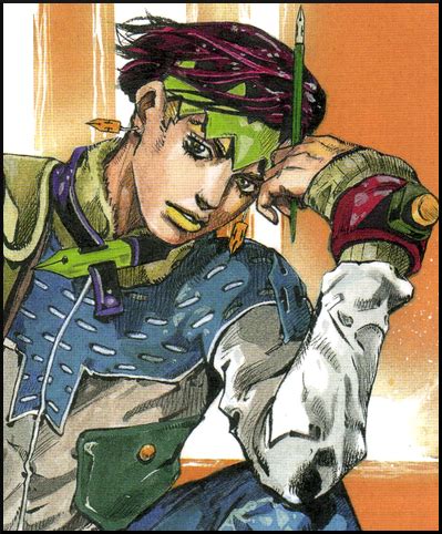 Its body is covered in lighter colored standards resembling question marks. Rohan Kishibe (JoJo's Bizarre Adventure: All-Star Battle)