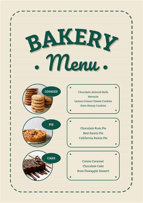 Free And Customizable Delectable Bakery Menu Templates Canva Vlrengbr