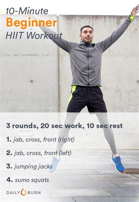 3 Quick And Easy Hiit Workouts For Beginners Daily Burn