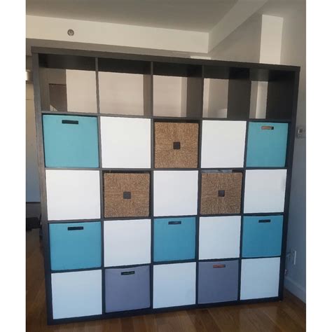 Ikea Kallax Shelf Unitroom Divider W Shelf Inserts Aptdeco