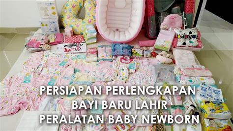 Persiapan Perlengkapan Bayi Baru Lahir Peralatan Baby Newborn Youtube
