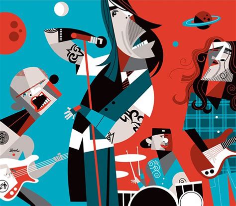 Red Hot Chili Peppers on Behance | Red hot chili peppers, Caricature