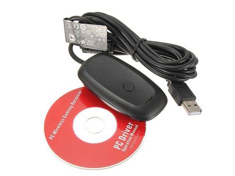 Pc Wireless Gaming Usb Receiver Adapter For Windows Microsoft Xbox 360 Controller Black Newegg Ca