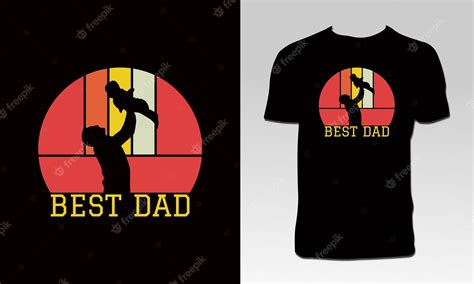 Premium Vector Best Dad T Shirt Design