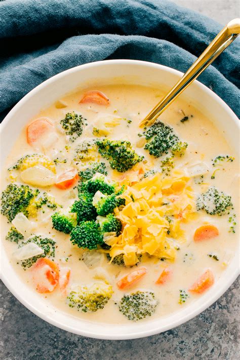 Yummy Cream Of Broccoli Cheese Soup Cookery Whiz