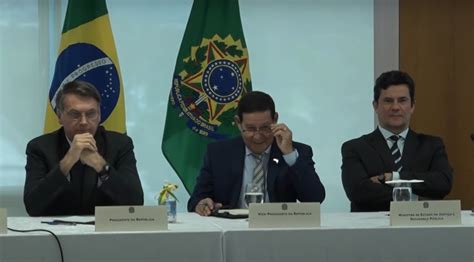 Vídeo De Reunião Ministerial Com Bolsonaro Citado Por Moro é Liberado Pelo Stf