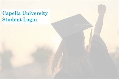 Capella University Student Login 2023 Glycos Media