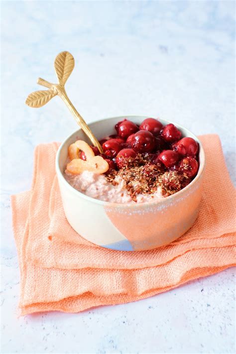 Now this is how you win at summer breakfast. Recept: Overnight oats met kersen - Jaimy's Kitchen