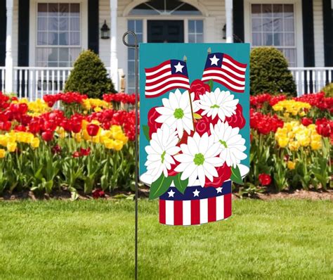 decorative garden flags photos cantik