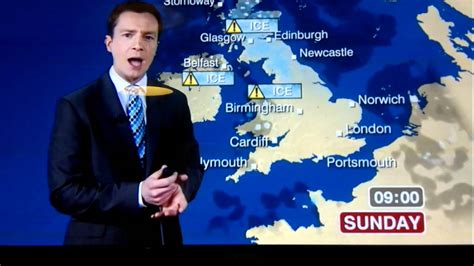 Bbc Weather Man Says Bucket Loads Of Cunt Live O Youtube