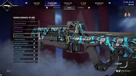 New Rare Skin For The Flatline Space Circuit S17 Battle Pass Apex