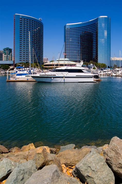 San Diego Harbor And Downtown Stock Image Image Of Buildings