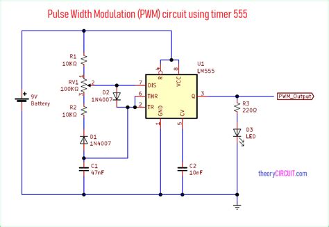 Pulse Width Modulation Circuit Circuit Diagram