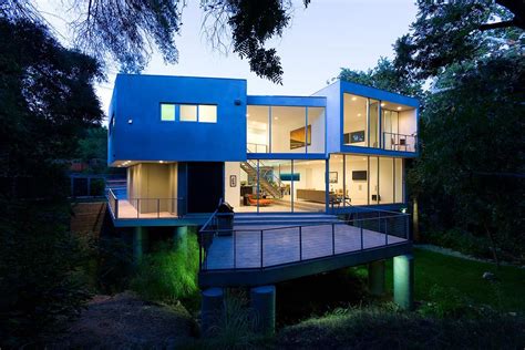 Glass House By Aaron Neubert Architects House Architecture Design Modern Glass House House