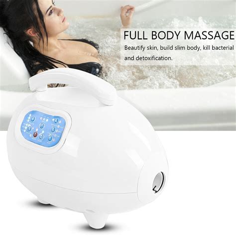 Portable Hydrotherapy Bubble Bath Spa Machine Tub Massage Mat Body Care Relaxing 763741640385 Ebay
