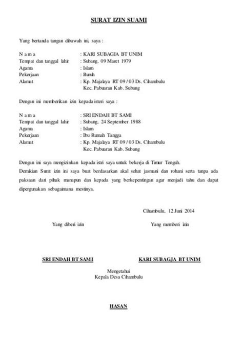 35+ Contoh Surat Izin Tidak Masuk Kerja, Sekolah, Kuliah - Contoh Surat