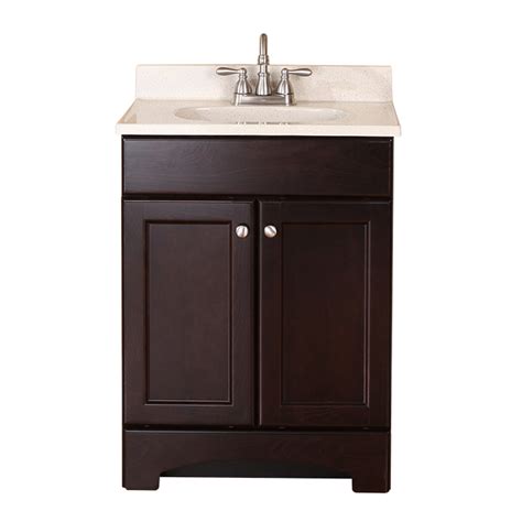Get free shipping on qualified 24 inch vanities bathroom vanities or buy online pick up in store today in the bath department. Shop Style Selections Clementon Cocoa Integral Single Sink ...