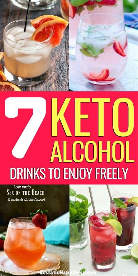 Use seasonal fruit to add sweetness and color to drinks, or incorporate a bold taste like ginger or even some spice. Keto Alcohol Drinks: 7 Cocktail Recipes on the Ketogenic Diet | Low calorie alcoholic drinks ...