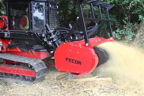 Fecon Mulcher For Skid Steers Forestry Mulchers 53lpm For Sale Or Hire